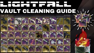 Simple Tips to Manage Your Inventory | Destiny 2 Lightfall Prep: Vault Cleaning screenshot 4