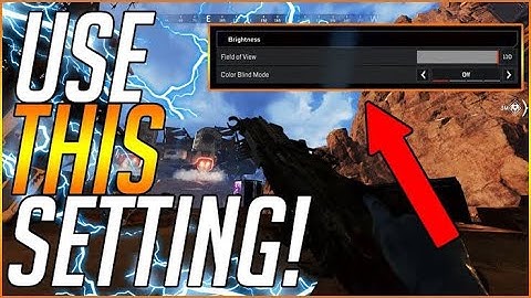How to change field of view (Apex Legends)