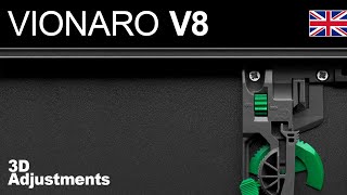 GRASS Vionaro V8 drawer 3D adjustments height side tilt (EN)