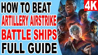 How to Beat Artillery Airstrike Battle Ship - Get to The Nether brain Baldur s Gate 3 PS5 Console