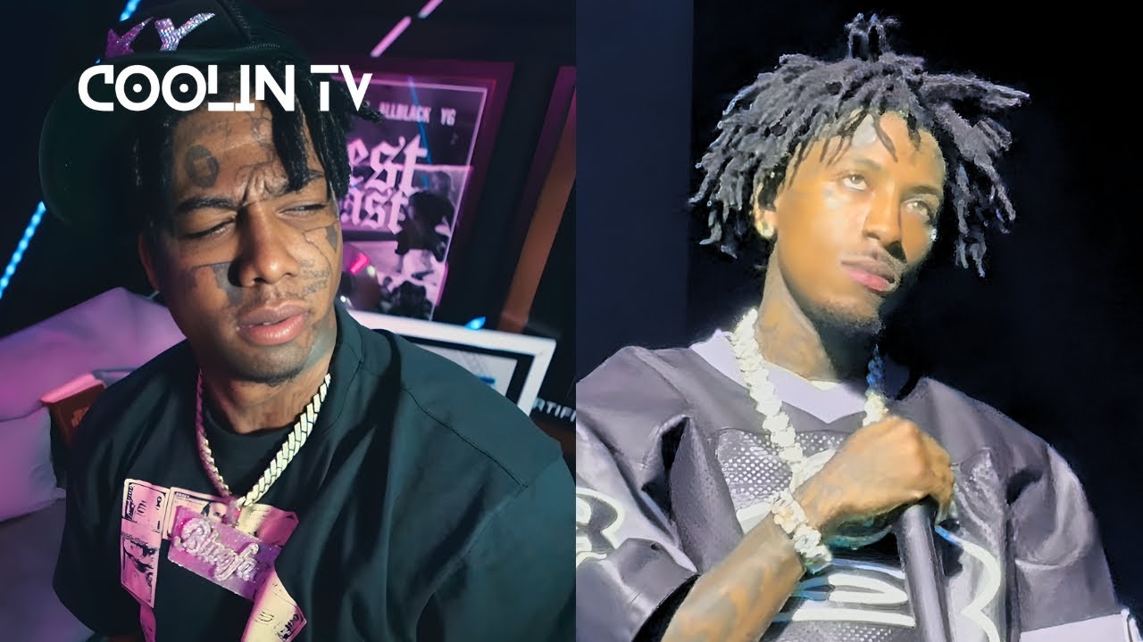 НБА Янгбой спорит с Блюфейсом по телефону о том, у кого лучше дела