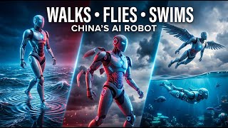 China Just Built a Shape-Shifting AI Robot That Walks, Flies & Swims