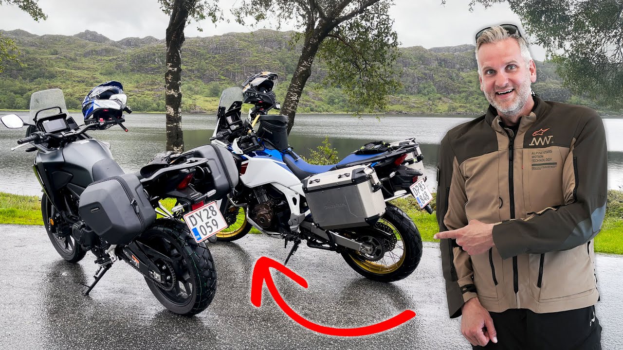 Vores første MC-eventyr - i NORGE!? Africa Twin & Honda NX500