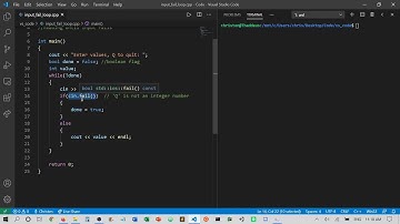 Reading Input Until Input Fails