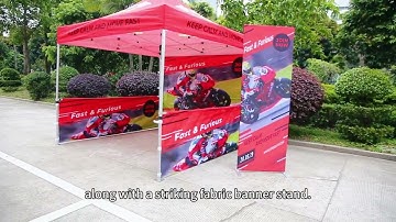 🔥 10x10 Custom Canopy Tent for Auto Shows | Premium Event Setup by Make My Banners
