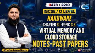 Virtual Memory &amp; Cloud Storage | Past Paper Practice | P1 | Notes | IGCSE &amp; O Level | 0478 | 2210