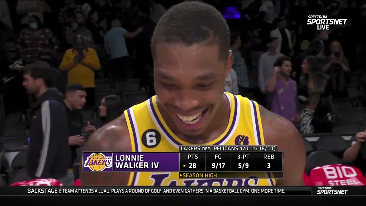 Lakers: Lonnie Walker IV impresses in preseason loss - Los Angeles Times