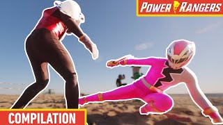 Fun Day at the Beach and Playing Games 🏖️ ⚡ Power Rangers: Kids Force ⚡ In Real Life Ninja Skills screenshot 1