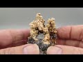 Mineral specimen with dolomite, sphalerite, calcite and quartz from Kosovo – miniature