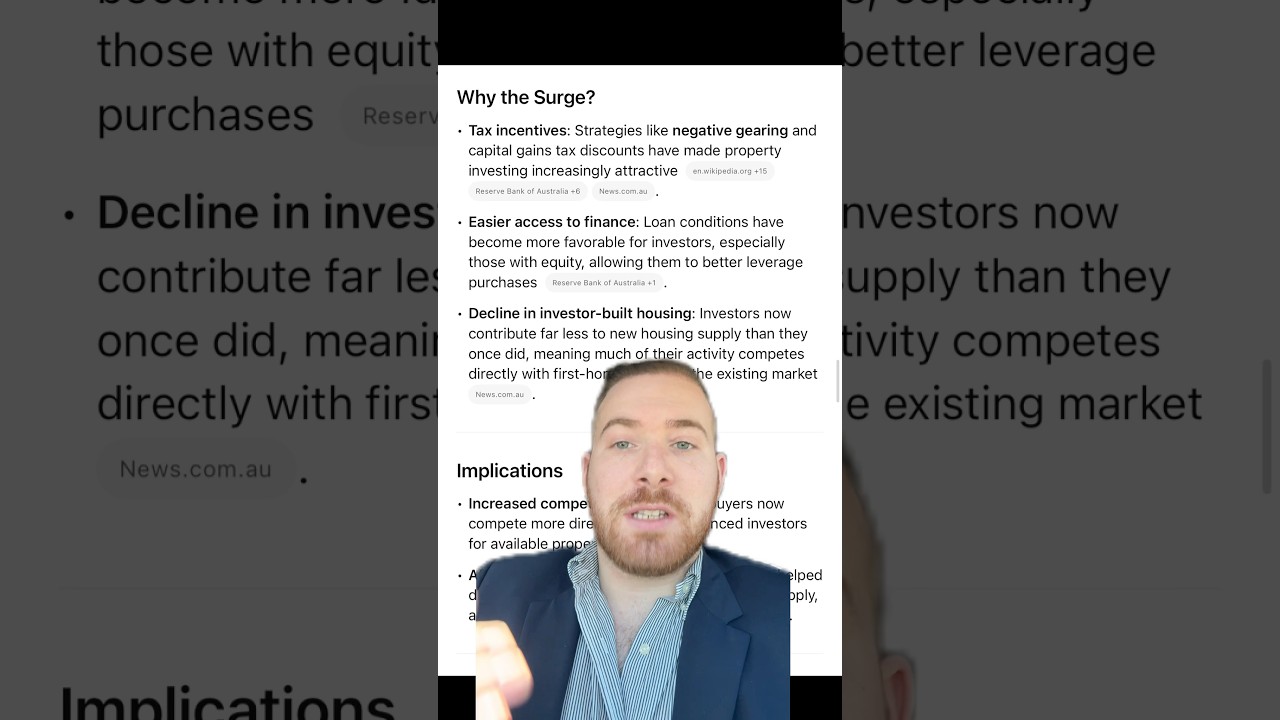 was it easier to buy an investment in the past or today?