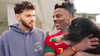 Adin Ross Meets Ishowspeeds New Dog