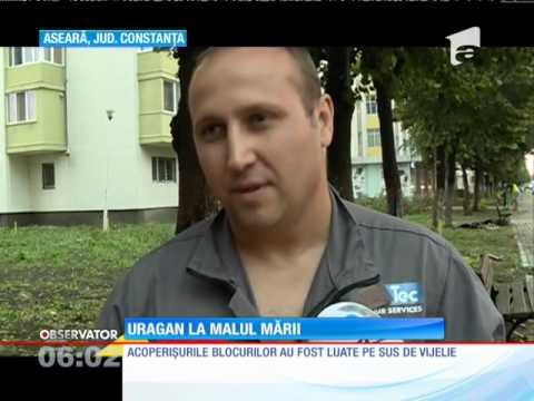 A fost uragan la malul mării!