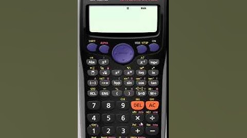 fx-300ES PLUS tutorial Part01