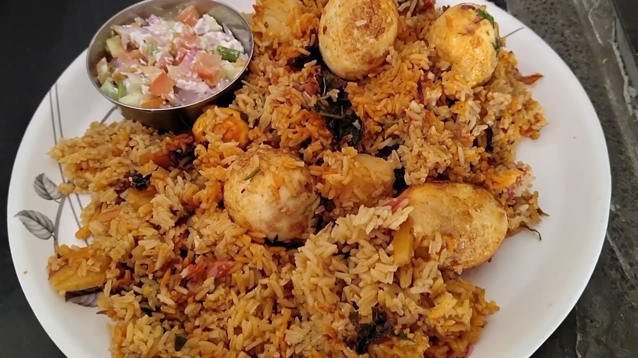 Anda biryani very very tasty