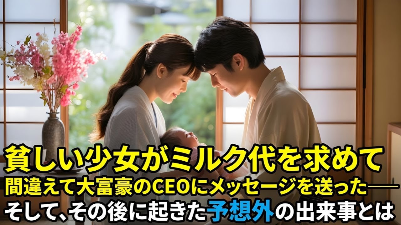 「貧しい少女がミルク代を求めて間違えて大富豪のCEOにメッセージを送った──そして、その後に起きた予想外の出来事とは」