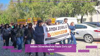 Ankara Üniversitesi'nde İlayda Zorlu için eylem
