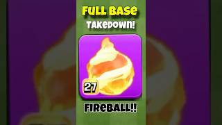 Epic clutch of Fireball😳In coc #clashofclans #shortsfeed #shorts