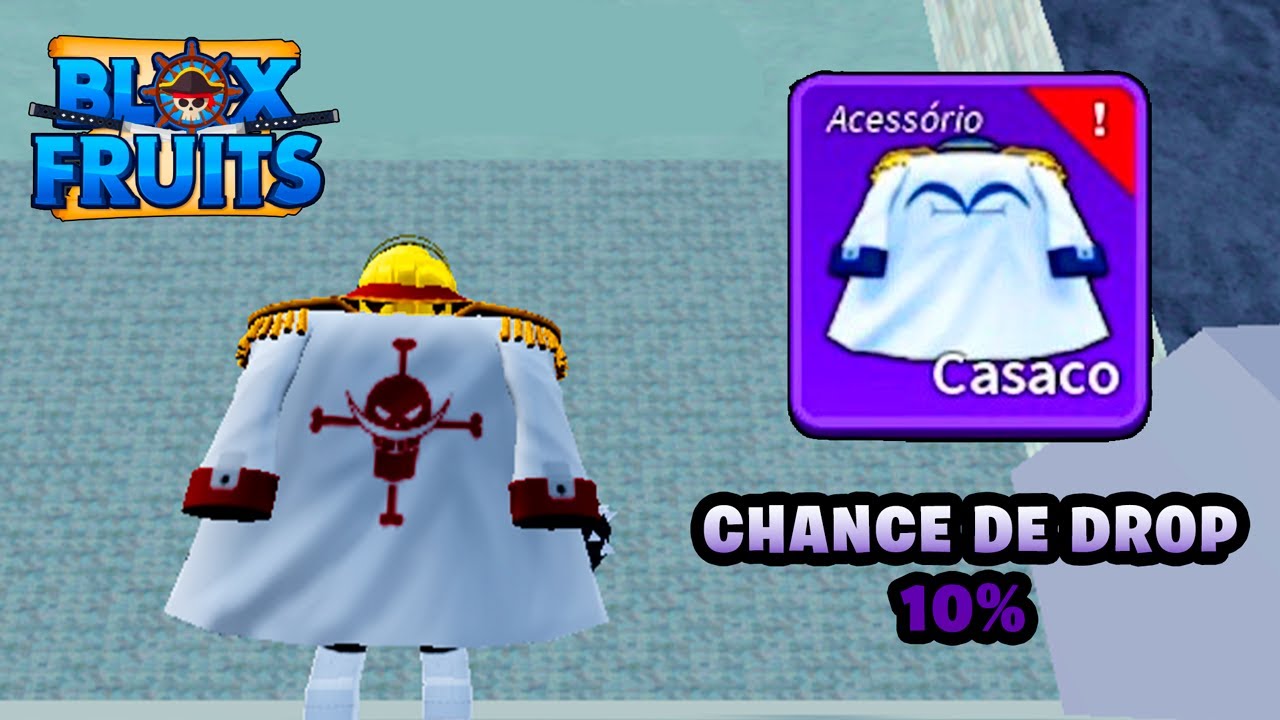 QUAL A CHANCE DE DROP DE CADA ACESSORIO NO BLOX FRUITS 