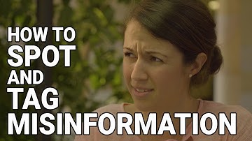 How to spot and tag misinformation