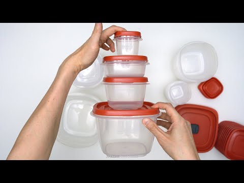  Rubbermaid Easy Find Vented Lids Food Storage, Set of