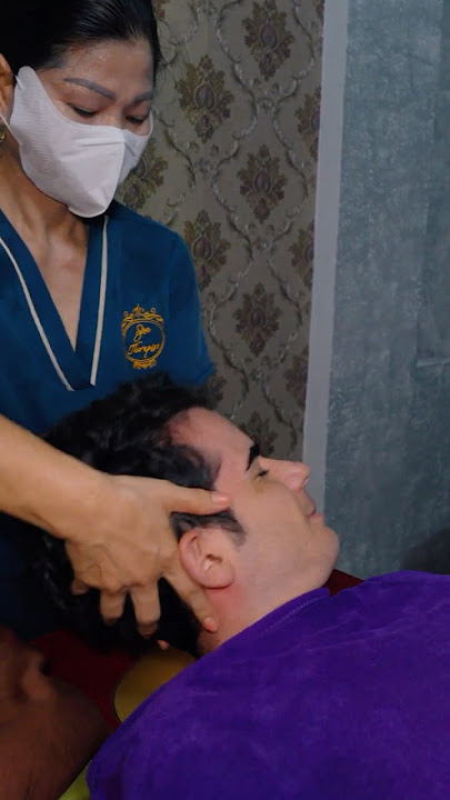 ASMR: Insanly STRONG Vietnamese Traditional Massage! #shorts