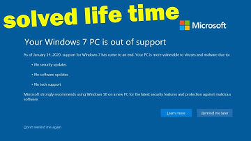 How to disable “Your Windows 7 PC is out of support” notification 2023