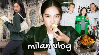 life in milan | insane food market, vintage hunting, fashion week work life, lots of pasta