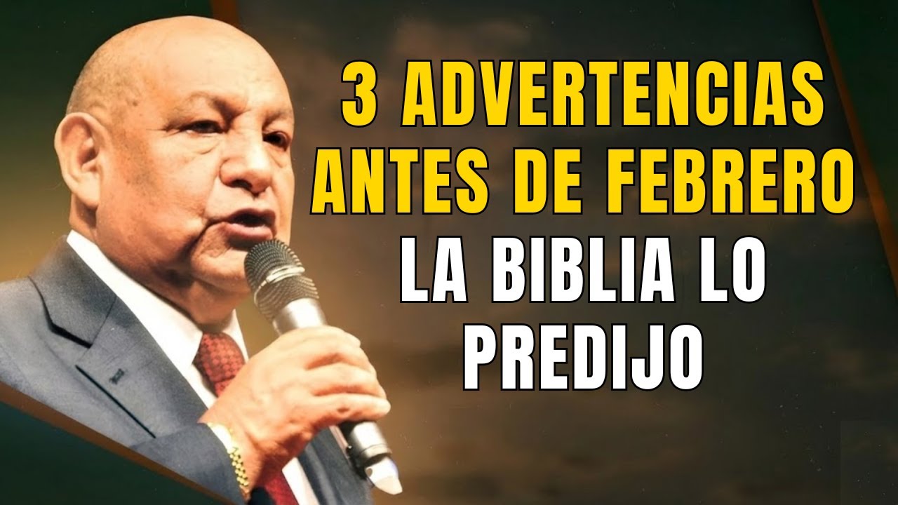Alejandro Bullón Predicas - 3 Advertencias Antes De Febrero: La Biblia Lo Predijo