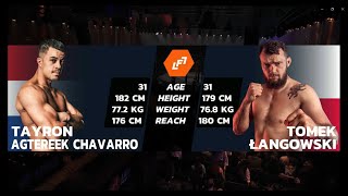 Lfl 4 Full Fight Tayron Agtereek Chavarro Vs. Tomasz Łangowski