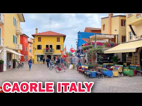 CAORLE ITALY, Walking Tour / Urlaub in Caorle Italien 4K UHD