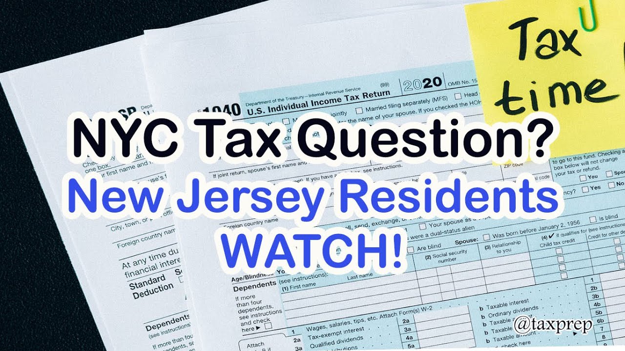 Do I Have to Pay NY Taxes if I Live in NJ and Work in NYC? - Answered!