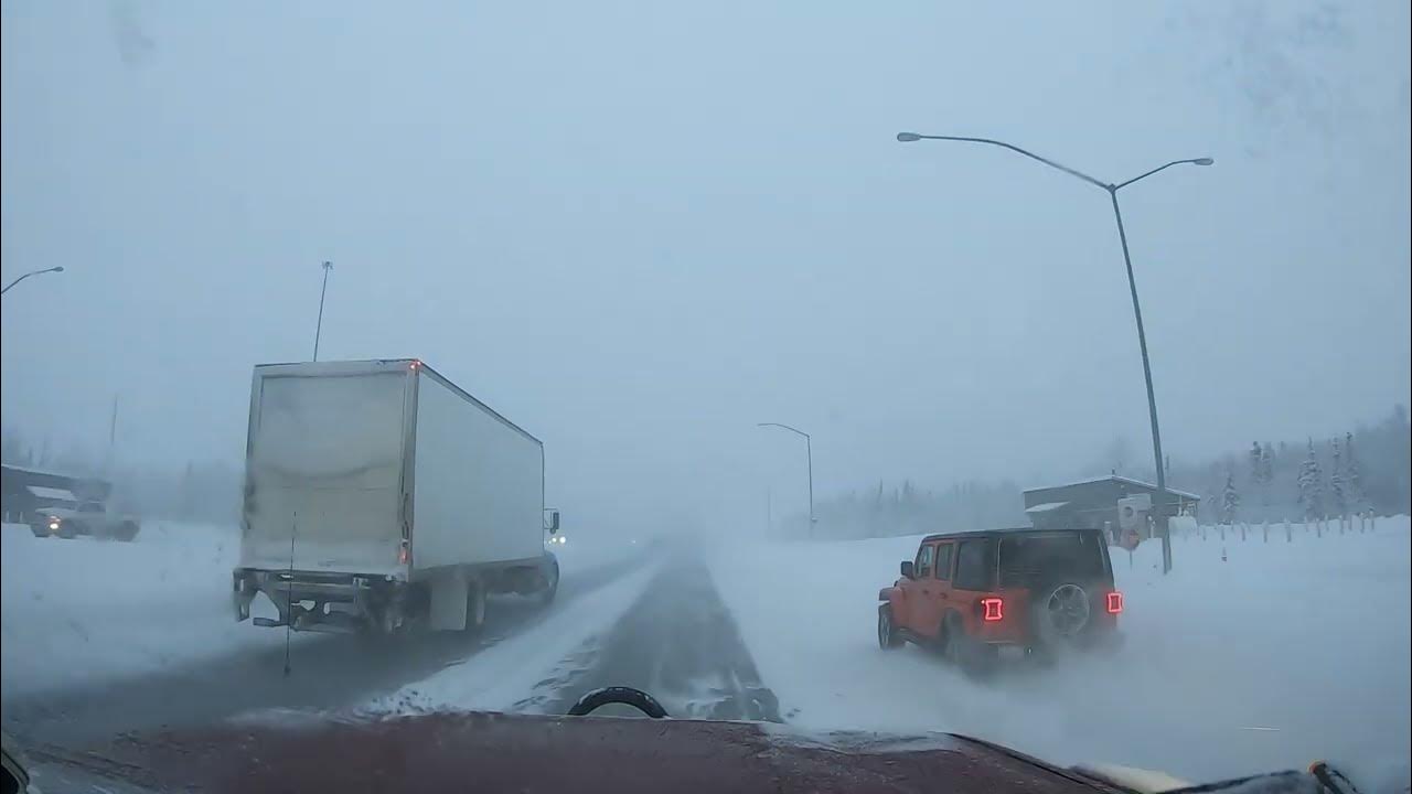HEAVY SNOWFALL ANCHORAGE, ALASKA DEC 12TH DAY CRUISE YouTube