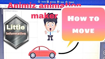 Animiz animation maker: How to move object