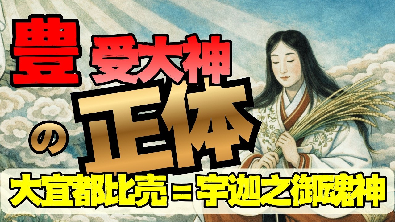 【伊勢外宮 豊受大神の正体】大宜都比売も稲荷大神もみんな同じ月の女神だった!!
