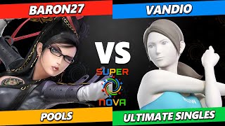 Supernova 2025 - Baron27 (Bayonetta) Vs. Vandio (Wii Fit Trainer) Smash Ultimate - SSBU