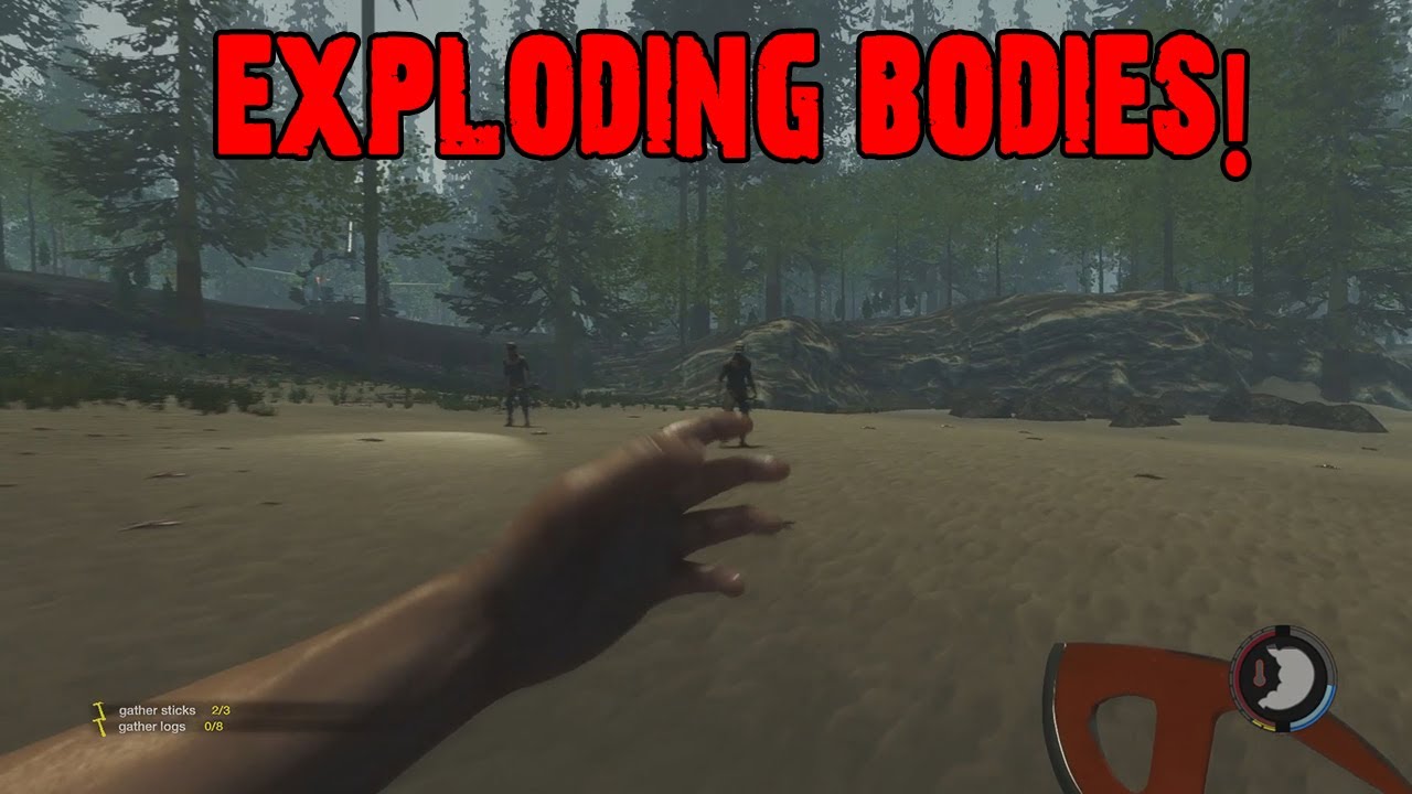 "EXPLODING BODIES" | The Forest - YouTube