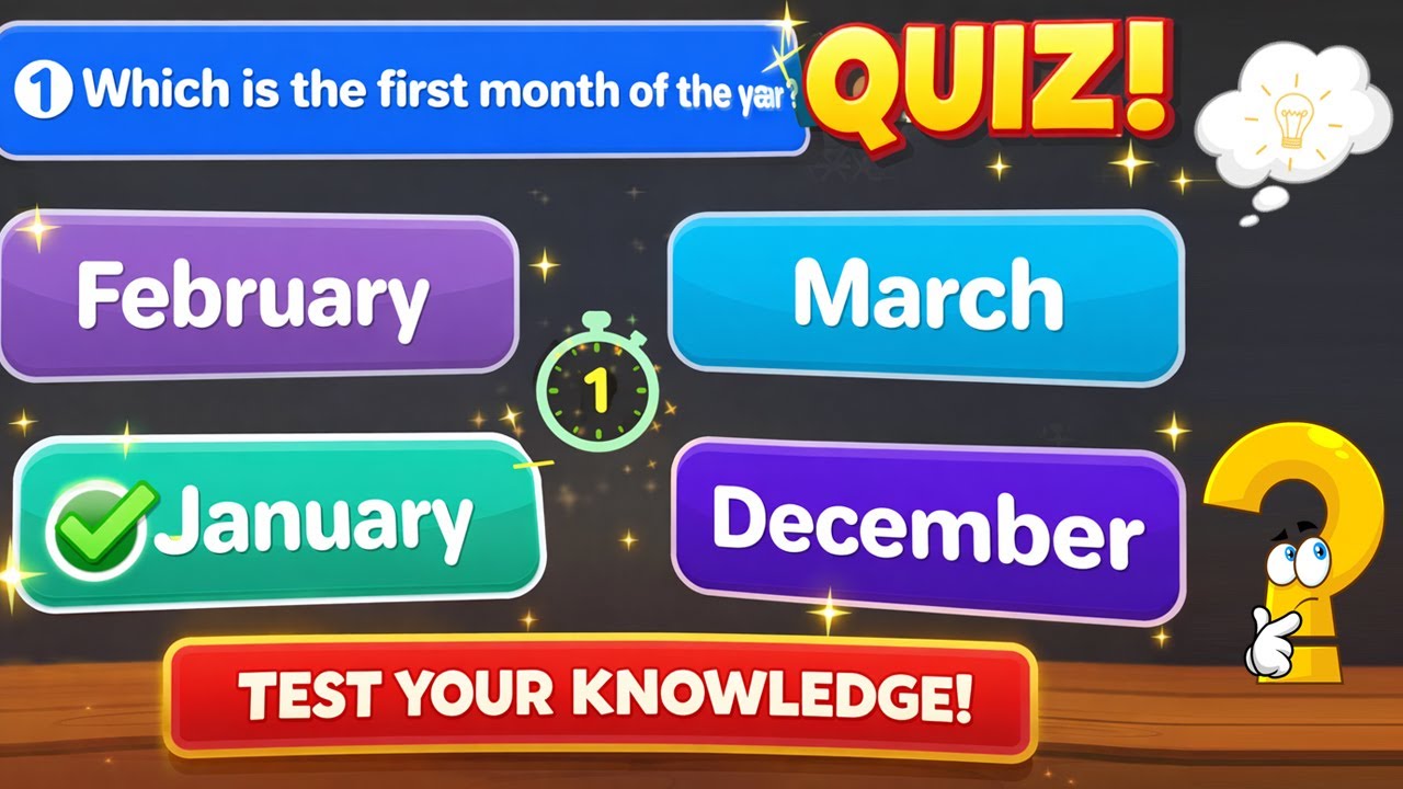 Months of the year | Months Names | January February | Kids Learning