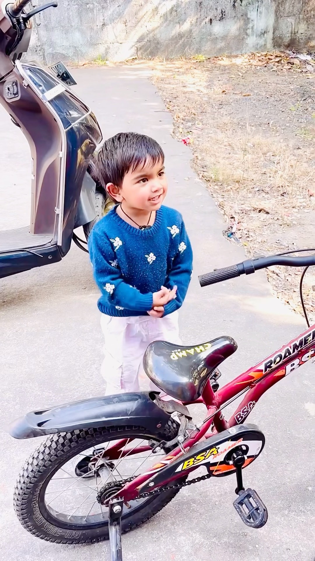काशवी को साइकिल चलानी है ?