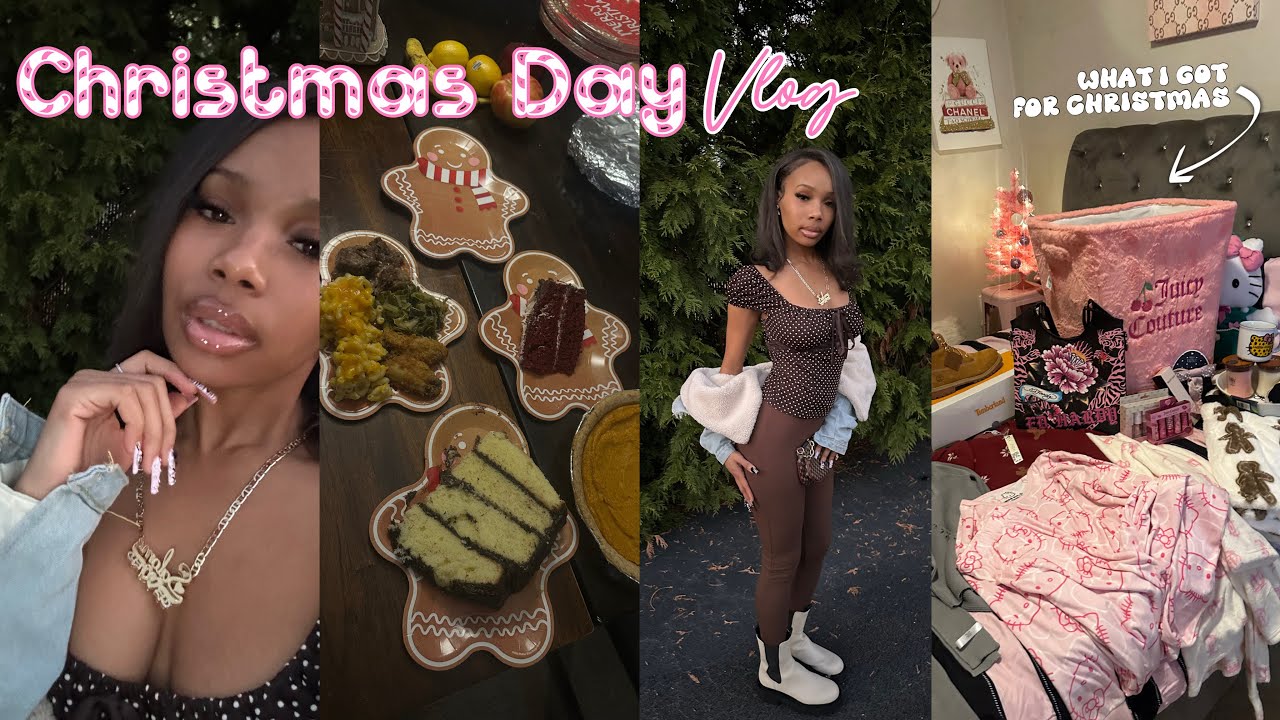 ЧТО Я ПОЛУЧИЛА НА РОЖДЕСТВО + РОЖДЕСТВЕНСКОЕ УТРО + ОТКРЫТИЕ ПОДАРКОВ + ВЫПРЯМИЛА ВОЛОСЫ + ЕЩЕ ДЕ...