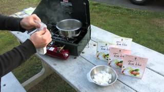 Tom Kha served at our oceanfront campsite