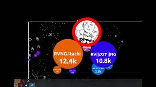 Agar.io - NA Server Takeover vs Savage Quad w/Maroto (DELAYYYY)+ Some clips