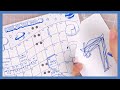 파란색 볼펜 하나로 방탄소년단 컴백준비 육공 다이어리 꾸미기 💙 / 쉬운 손그림 그리기