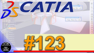 01-123 CATIA v5 TUTORIAL surface design: ( Scaling )
