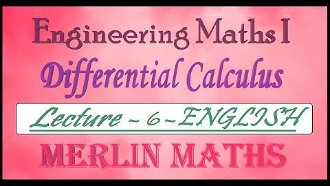 Engineering Maths 1 - Differential calculus- Evolute of the curve- Unit 3 - English