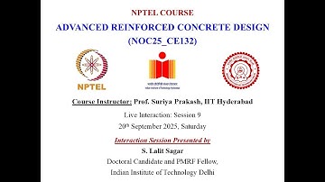 NPTEL Advanced RC Design 2025 Live Interaction 9