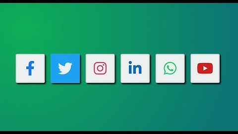 Font Awesome Social Media Icons CSS | @codecompanion93