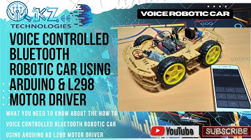 Voice Controlled Bluetooth Robotic Car using Arduino L298N Driver |Urdu\Hindi|DIY(science Projects)