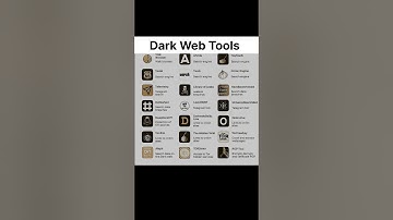 Secret Dark Web Tools