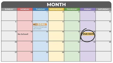Built By You: Calendar Template for Google Slides