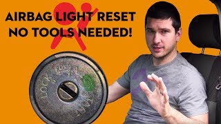 How to Reset the Air Bag Warning Light on a Nissan EASY! No tools required!!